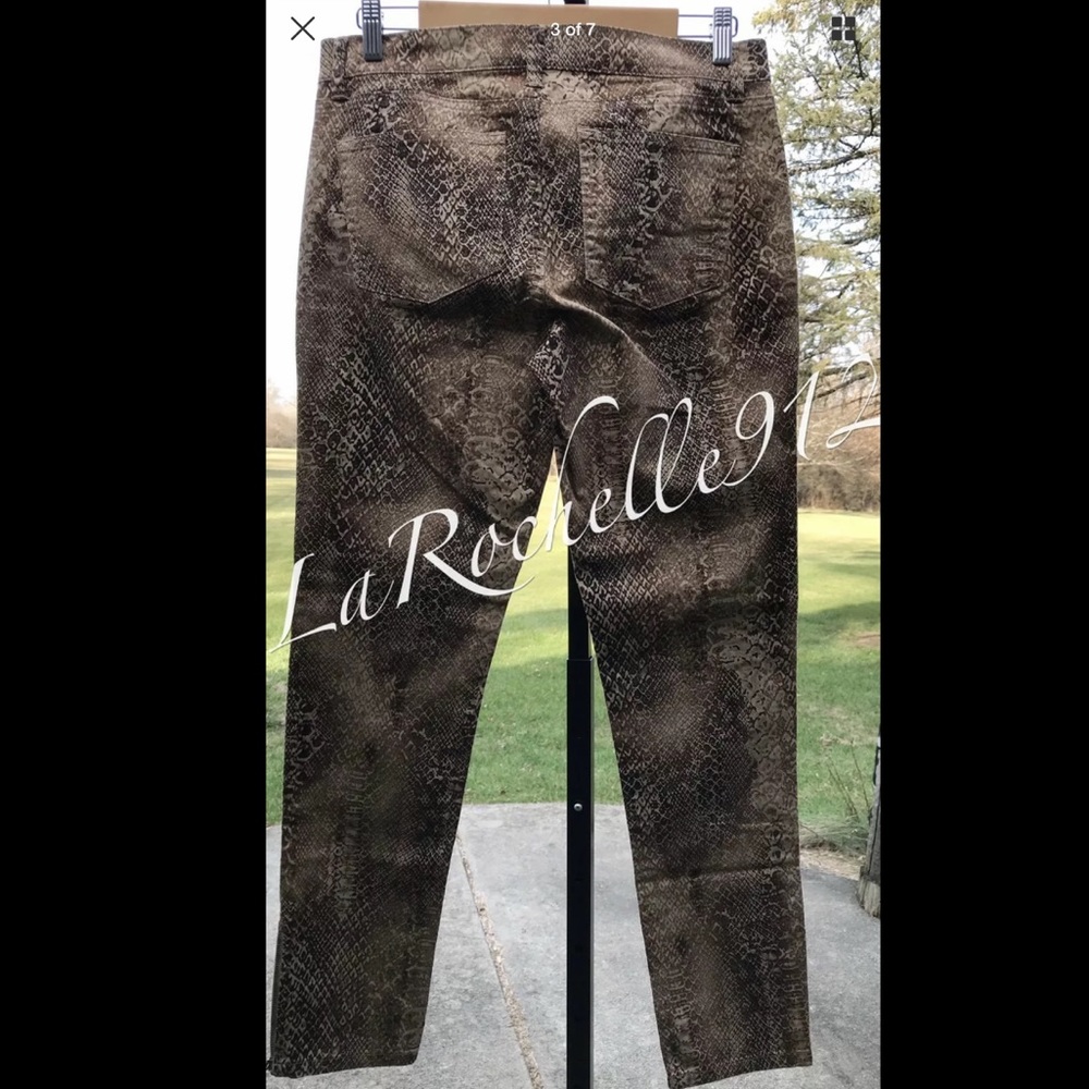 New! Ralph Lauren snakeskin pants